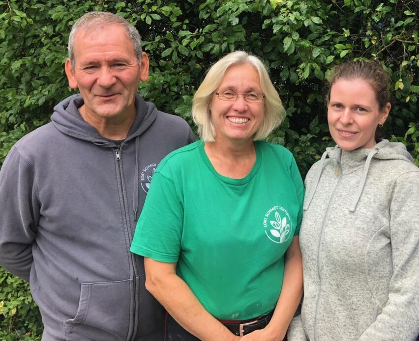 Guido Rastig, Dr. Ann-Carolin Meyer und Stefanie Jakob (Leiterin Boberger Dünenhaus)