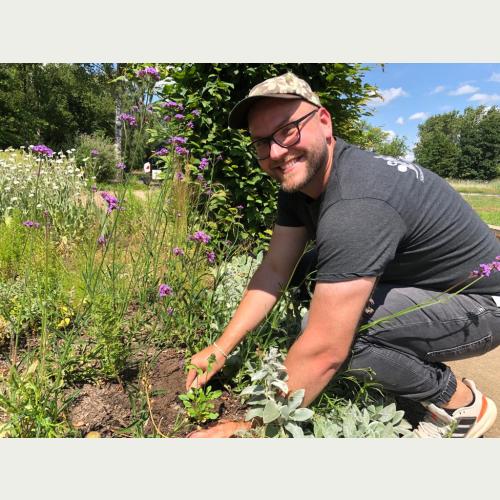 Die Pflanzaktion soll zum Nachahmen anregen und dazu animieren, mehr heimische Wildblumen in Gärten und auf Balkonen zu pflanzen, sagt André Palm (Projekt Blume des Jahres, Loki Schmidt Stiftung