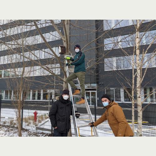 Natur schaffen mitten in der Stadt - Axel Jahn GF Loki Schmidt Stiftung mit Julian Möbius Loki Schmidt Stiftung und Léonard Hansen Springer Biobackwerk.jpg