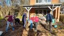 Die Stadteilschule Bergstedt gestaltete einen Bibliotheksgarten