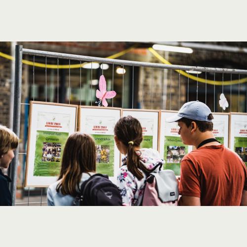 Alle eingereichten Projekte wurden in einer Ausstellung vorgestellt