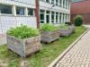 Die Schüler*innen des ReBBZ Bergedorf bauten und bepflanzten Hochbeete
