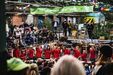 Die Percussion-Band Tam Tam der Staatlichen Jugendmusikschule Hamburg sorgte für den richtigen Rhythmus – Foto: Linus Koch
